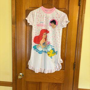 Vintage Girls Youth Size 10 Little Mermaid Nightgown